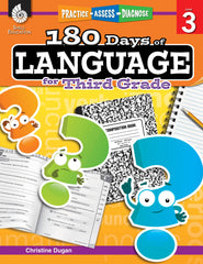 WORKBOOK 180 DAYS OF LANGUAGE GR 3