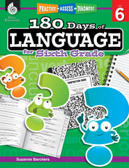 WORKBOOK 180 DAYS OF LANGUAGE GR 6