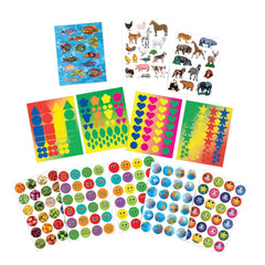 STICKERS EVERYDAY ASSORTMENT SCHOOL SMART SET OF 1700