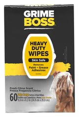WIPES GRIME BOSS HAND WIPES PACK OF 60