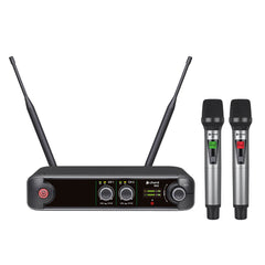Chord XU series UHF wireless handheld microphone systems – 2 channel