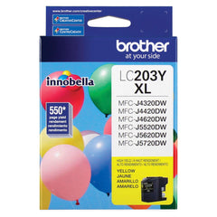 CARTRIDGE INK TONER BROTHER BRTLC203Y YELLOW