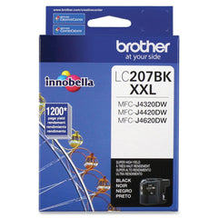 CARTRIDGE INK TONER BROTHER BRTLC207BK BLACK