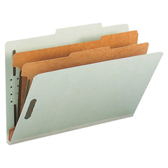 CLASSIFICATION FOLDER LEGAL 2 IN EXP 2 DIVIDERS GRAY/GREEN PK OF 10 NAT39951