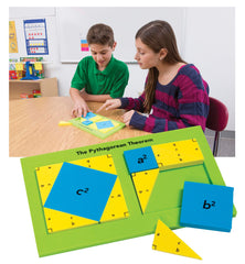 TILES PYTHAGOREAN THEOREM TILE SET GR 6-8