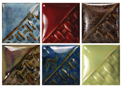 GLAZE MAYCO STONEWARE ASST SET 1 PINT SET OF 6