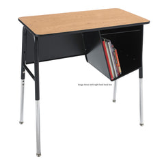 DESK - CLASSROOM SELECT - ROYAL SEATING 1800A JUNIOR EXECUTIVE DESK - LAMINATE - LEFT - SPECIFY TOP COLOR - T-MOLD - SPECIFY EDGE COLOR