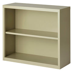 BOOKCASE 34-1/2W X 13D X 30H PUTTY POWDER COAT