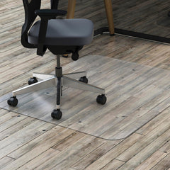 CHAIR MAT - ENVIRONMAT - NON-STUDDED FOR HARD FLOOR - 46X60 RECTANGLE - CLEAR