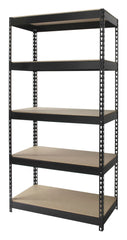 SHELVING RIVETED 24X48X84 LORELL SHELVING SHELVES RIVETED STEEL SHELVING