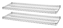 SHELVES WIRE 36X24 LORELL SHELVING SHELVES INDUSTRIAL WIRE SHELVING STARTER KIT EXTRA SHELVES PACK OF 2