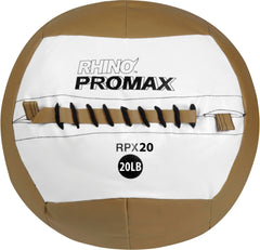 RHINO PROMAX - MEDICINE BALL - 20 POUND - BROWN - EACH