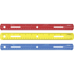 RULER PLASTIC 12 IN ASSORTED COLORS ACM10526