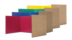 CARREL STUDY ECONOMY 12X48 IN ASSORTED COLORS PACK OF 24