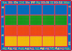 FLAGSHIP CARPETS - SITTING GRID PRIMARY - 6 FT X 8 FT 4 IN RECTANGLE