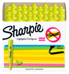 HIGHLIGHTER SHARPIE TANK YELLOW PACK OF 36