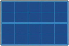 CHILDCRAFT ABC TEN FRAME CARPET 6 FT X 9 FT