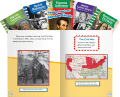 BOOKS FAMOUS AMERICANS SET OF 6