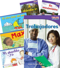 BOOKS POR LA COMUNIDAD/IN THE COMMUNITY SPANISH SET OF 6