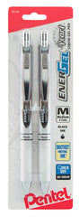 PEN ENERGEL PEARL RETRACTABLE 0.7MM BLACK PACK OF 2