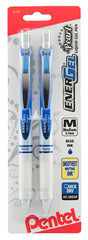 PEN ENERGEL PEARL RETRACTABLE 0.7MM BLUE PACK OF 2