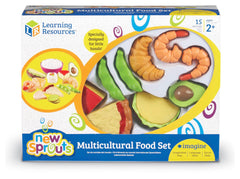 MULTICULTURAL PLAY FOOD - SET OF 15