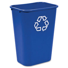 RECEPTACLE - LARGE RECYCLING WASTEBASKET - 103 GALLON CAPACITY - 11 W X 15-3/10 D X 20 H IN - BLUE COLOR - EACH