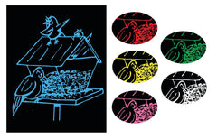 PAPER ETCH DRAWING SOLID COLORS PACK OF 12