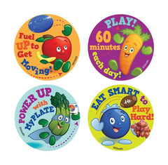 ACTIVE KIDS MYPLATE STICKERS ROLL OF 200