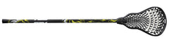 LACROSSE STICK - STALLION MENS BLACK HEAD / BLACK STRING