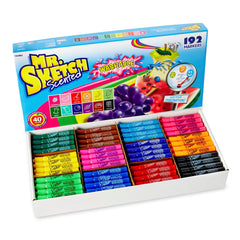 MARKERS WASH MR SKETCH SCENTED SCHOOLPACK CHISEL 12-COLOR SET OF 192