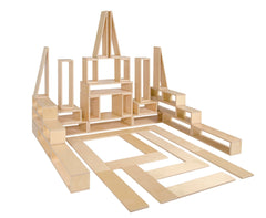 KIT FINISHED BLOCKS OPEN HOLLOW - SET OF 40