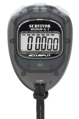 STOPWATCH - NEW SURVIVOR 2 SERIES CUMULATIVE SPLIT TIMING 5 YEAR BATTERY - SMOKE CASE