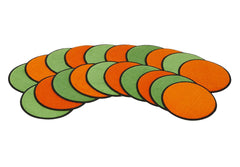 CHILDCRAFT ABC CARPET ROUNDS 10 FRAME CARPET KIT - SET OF 20