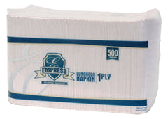 LUNCH NAPKINS-17X12.75 - 1/4 FOLD -12 PKS OF 500 - TOTAL CASE OF 6000