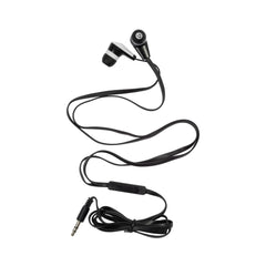 EARBUDS W/INLINE VOLUME CONTROL - 3.5MM - BLACK - CALIFONE E2 - EACH