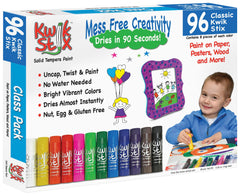 PAINT TEMPERA SOLID KWIK STIX PRIMARY SET OF 96
