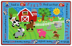 FLAGSHIP CARPETS - E-I-E-I-O - 6 FT X 8 FT 4 IN RECTANGLE