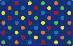 FLAGSHIP CARPETS - DOTS - 6 FT X 8 FT 4 IN - PRIMARY