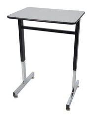 DESK - CLASSROOM SELECT - ROYAL SEATING 1600 PEDESTAL LEG DESK - 18 X 24 IN - LAMINATE - LOCKEDGE - SPECIFY TOP COLOR - SPECIFY EDGE COLOR - NONE