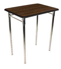 DESK - CLASSROOM SELECT - CONTEMPORARY COLLABORATION - RECTANGLE 26 W X 20 D - 22-33 INCH ADJUSTABLE HEIGHT - LAMINATE - LOCKEDGE - SPECIFY TOP COLOR - SPECIFY EDGE COLOR - BOOKBOX - SPECIFY BOOKBOX TYPE - GLIDE