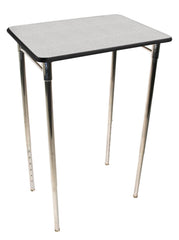 DESK - CLASSROOM SELECT - CONTEMPORARY COLLABORATION STANDING HEIGHT - RECTANGLE 26 W X 20 D - 30-43 INCH ADJUSTABLE HEIGHT - LAMINATE - LOCKEDGE - SPECIFY TOP COLOR - SPECIFY EDGE COLOR - BOOKBOX - SPECIFY BOOKBOX TYPE - GLIDE