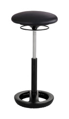 STOOL - TWIXT ERGONOMIC EXTENDED HEIGHT STOOL BLACK VINYL