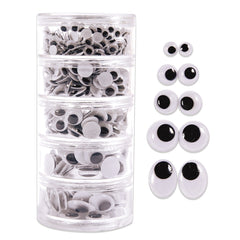 Wiggly Eyes Stack Pack - 560Pcs