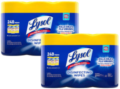 WIPES DISINFECTING LYSOL 80 CT - LEMON LIME BLOSSOM CT CASE OF 6