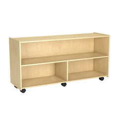 STORAGE 3 COMPARTMENT W/LOCKING CASTERS 24H