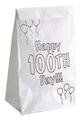 BAGS HAPPY 100TH DAY 25/PK