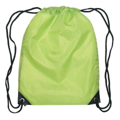 BACKPACK DRAWSTRING SPORTS LIME GREEN