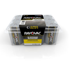BATTERY RAYOVAC ULTRA PRO - C - PK OF 12 - ALC-12PPJ