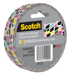 TAPE DECORATIVE MASKING 0.94 IN X 20 YD GRAFFITI DESIGN
